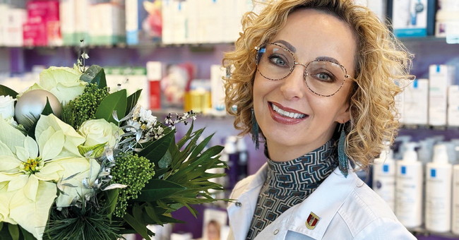 Mag. pharm. Katharina Köck-Wirnsberger bezeichnete es immer als ihren Lebenstraum, eine Apotheke zu leiten. Mit Jahresbeginn erfüllte sich der Wunsch. © Iris Apotheke