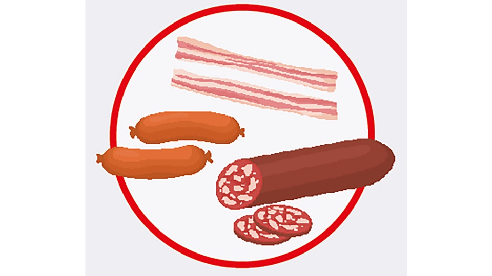 Speck, Salami, Würste © Shutterstock; bearbeitet von APOVerlag